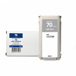 Струйный картридж NVP 70 (NV-C9451A) Light Gray для HP DesignJet Z2100/Z3100/Z3200 совместимый