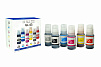 Чернила NVP GI-43 для принтеров Canon Pixma G540, G640, набор 6 цветов по 100 мл совместимые