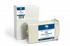 Струйный картридж NVP 761 (NV-CM992A) Yellow для HP DesignJet T7100 / T7200 (400 мл) совместимый