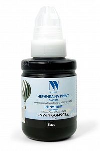 Чернила NV PRINT GI-490BK для Canon Pixma G1400/G2400 (135 мл) Black совместимые