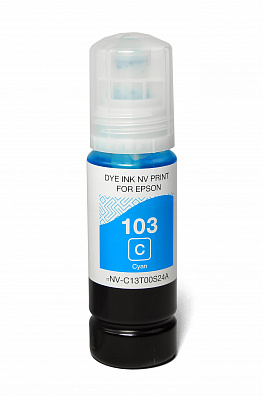 Чернила NV PRINT 103 для Epson L1110, L3100 (70 мл) Cyan совместимые