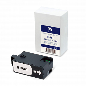 Контейнер для отработанных чернил NVP T3661 (NV-C13T366100) для Epson EP XP-8500/XP-8505/XP-8600/XP‑8605/XP-8700/XP-15000 совместимый
