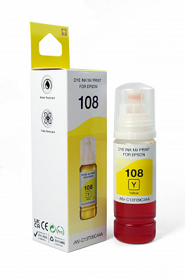 Чернила NVP 108 (NV-C13T09C44A) для Epson L8050, L18050 (70 мл) Yellow (в коробке) совместимые
