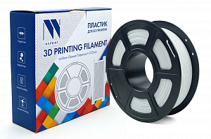 Филамент NV PRINT PETG White Белый для 3D печати диаметр 1.75мм масса 1 кг