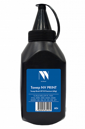 Тонер NVP для Ricoh SP110  Premium (60г) совместимый