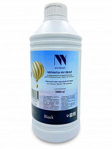 Чернила NVP универсальные на водной основе для Сanon, Epson, НР, Lexmark (1000 ml) Black совместимые