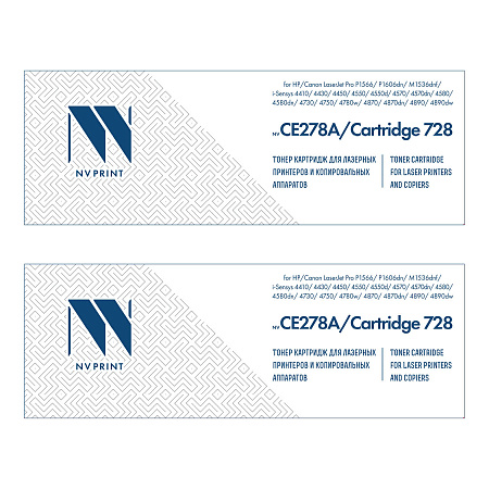 Картридж NVP совместимый NV-CE278A/NV-728 UNIV-SET2