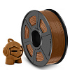 Филамент NV PRINT PETG Coffee "Кофейный" для 3D печати диаметр 1.75мм масса 1 кг