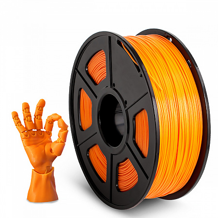 Филамент NV PRINT ABS Orange для 3D печати диаметр 1.75мм  длина 330 метров  масса 1 кг