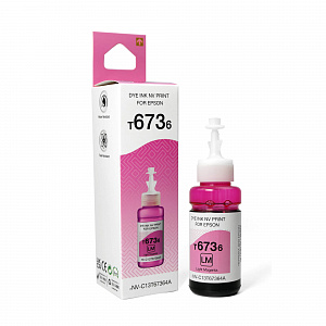 Чернила NVP T6736 (NV-C13T67364A) для аппаратов Epson (70 ml) Light Magenta (в коробке) совместимые
