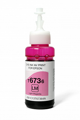 Чернила NV PRINT T6736 для Epson L800/L1800 (70 ml) Light Magenta совместимые
