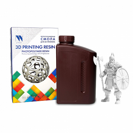 Фотополимерная смола NV PRINT Toughness Resin White Белая для 3D печати 1 кг (бут)