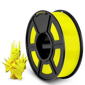 Филамент NV PRINT PLA+ Yellow для 3D печати диаметр 1.75мм  длина 330 метров  масса 1 кг