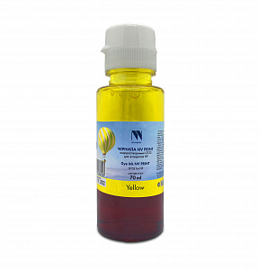 Чернила NV PRINT водорастворимые GT52 для аппаратов HP (70ml) Yellow совместимые