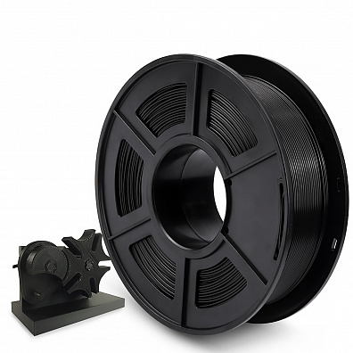 Филамент NV PRINT PLA  Black Черный для 3D печати диаметр 1.75мм масса 1 кг