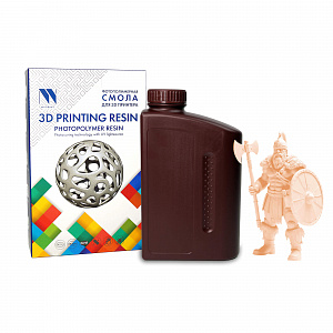 Фотополимерная смола NV PRINT Plant Based Resin Beige Бежевая для 3D печати 1 кг (бут)