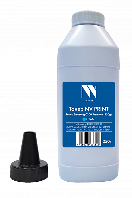 Тонер NV PRINT для Samsung C300 Premium (250 г)  Cyan совместимый