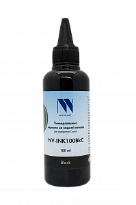 Чернила NV PRINT универсальные на водной основе для аппаратов Canon (100 ml) Black совместимые