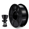 Филамент NV PRINT Silk PLA+ Black для 3D печати диаметр 1.75мм  длина 330 метров  масса 1 кг