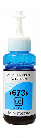 Чернила NV PRINT T6735 для Epson L800/L1800 (70 ml) Light Cyan совместимые