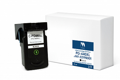 Струйный картридж NVP PG-440XL (NV-5219B001) Black для Canon Pixma MG2140/MG3140 (21 мл) совместимый