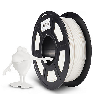 Филамент NV PRINT PLA Matte White Белый для 3D печати диаметр 1.75мм    масса 1 кг