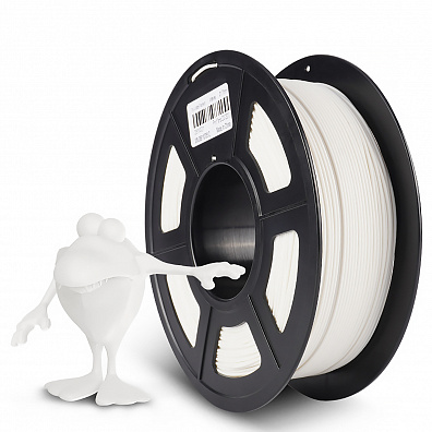 Филамент NV PRINT PLA Matte White Белый для 3D печати диаметр 1.75мм    масса 1 кг