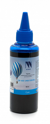 Чернила NV PRINT универсальные на водной основе для аппаратов Brother (100 ml) Cyan совместимые