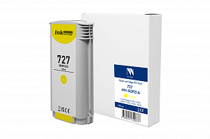 Струйный картридж NV Print 727 (NV-B3P21A) Yellow для HP DesignJet T920/T930/T1500/T1530/T2500/T2530 (130 мл) совместимый