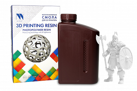 Фотополимерная смола NV PRINT Standard Resin Clear для 3D печати  1 кг (бут)