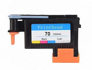 Печатающая головка NVP 70 HP (NV-C9404A) Matte Black and Cyan для HP DJ Z2100/Z3100/Z3200/Z5200/Z5400; HP PhotoSmart PRO B8850/B9180 совместимая