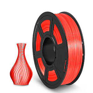Филамент NV PRINT TPU Trans. Red Красный для 3D печати диаметр 1.75мм    масса 0,5 кг