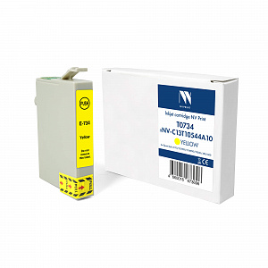 Струйный картридж NV Print T0734 (NV-C13T10544A10) Yellow для Epson Stylus C110/СХ3900/CX4900/TX200/400/600 (13.5 мл) совместимый