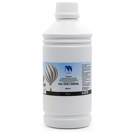 Чернила NV PRINT сублимационные для аппаратов Epson, Mimaki, Mutoh, Roland (1000ml) Black, box