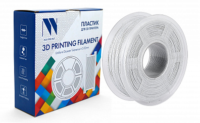 Филамент NV PRINT PLA Marble Мраморный для 3D печати диаметр 1.75мм    масса 1 кг
