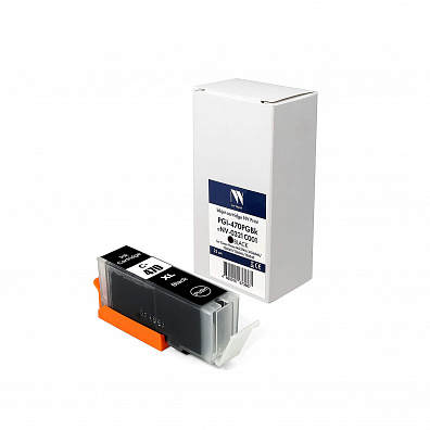 Струйный картридж NVP PGI-470PGBk XL (NV-0321C001) Black для Canon Pixma MG5740/MG6840/TS5040/TS6040/TS8040 (22 мл) совместимый
