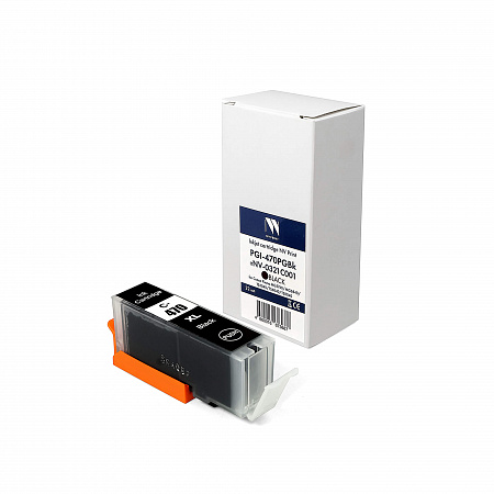 Струйный картридж NVP PGI-470PGBk XL (NV-0321C001) Black для Canon Pixma MG5740/MG6840/TS5040/TS6040/TS8040 (22 мл) совместимый