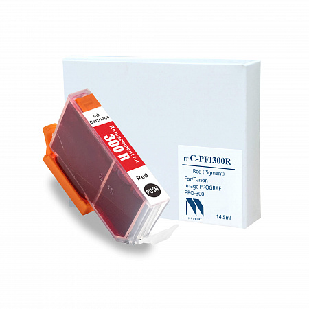 Струйный картридж NV Print C-PFI300 R для Canon imagePROGRAF PRO-300 совместимый
