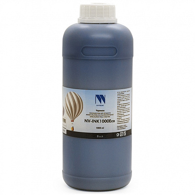 Чернила NV PRINT экосольвентные  для аппаратов Epson, Mimaki, Mutoh, Roland (1000ml) Black