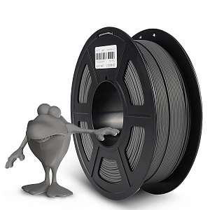 Филамент NV PRINT PLA Matte Grey для 3D печати диаметр 1.75мм  длина 330 метров  масса 1 кг