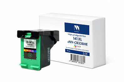 Струйный картридж NV Print 141XL (NV-CB338HE) Color для HP PS C4283/C5283/D5363/J5783/D4263 (18 мл) совместимый