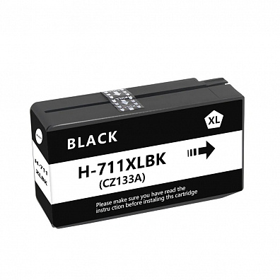 Струйный картридж NV Print 711 (NV-CZ133A) Black для HP Designjet T120/T520 (80 мл) совместимый