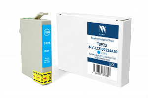 Струйный картридж NV Print T0922 (NV-C13T09224A10) Cyan для Epson Stylus C91/CX4300/T26/TX106/TX109/TX119 (13.5 мл) совместимый