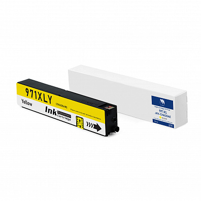 Струйный картридж NVP 971XL (NV- CN628AE) Yellow для HP OfficeJet Pro X451 X551 X576 X476 (110 мл) совместимый