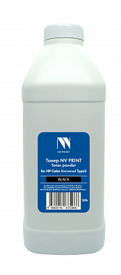 Тонер NV PRINT для HP Color универсальный Type2 (500 г) Black совместимый