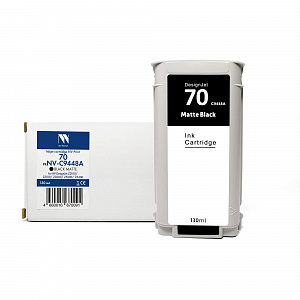 Струйный картридж NVP 70 (NV-C9448A) Black Matte для HP DesignJet Z2100/Z3100/Z3200 (130 мл) совместимый