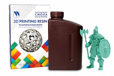 Фотополимерная смола NV PRINT ABS Like Resin Green для 3D печати 1 кг (бут)