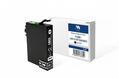 Струйный картридж NV Print T1281 (NV-C13T12814011) Black для Epson Stylus SX125/S22/BX305F/SX420W (15 мл) совместимый
