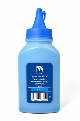 Тонер NVP для Brother HL3040/3140/4040 Type2 (60г) Cyan совместимый