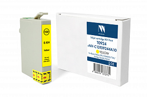 Струйный картридж NV Print T0924 (NV-C13T09244A10) Yellow для Epson Stylus C91/CX4300/T26/TX106/TX109/TX119 (13.5 мл) совместимый